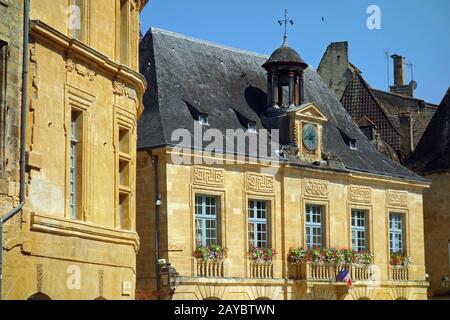 domme nella dordogna, francia Foto Stock