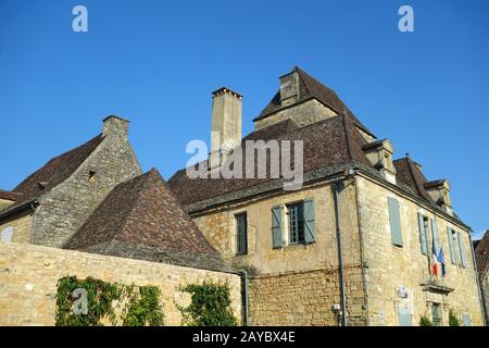 domme nella dordogna, francia Foto Stock