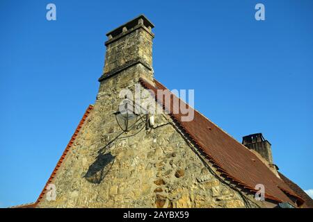 domme nella dordogna, francia Foto Stock