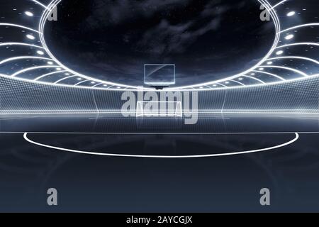 Stadio neon Foto Stock