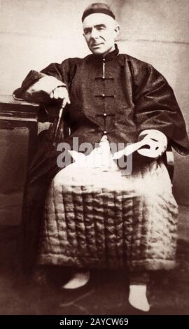 William Chalmers Burns (1815-1868), evangelista scozzese e missionario in Cina. Foto Stock