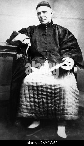 William Chalmers Burns (1815-1868), evangelista scozzese e missionario in Cina. Foto Stock