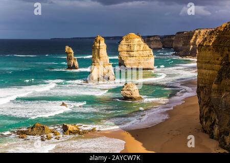 Costa del Pacifico vicino a Melbourne Foto Stock