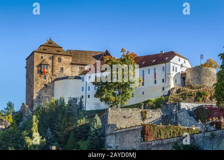 castello di Becov nad Teplou, Repubblica Ceca Foto Stock