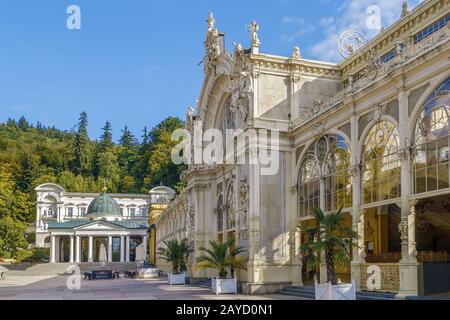 Main Spa Colonnade a Marianske Lazne Foto Stock