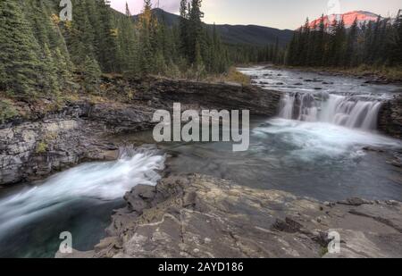 Pecore River Falls Allberta Foto Stock