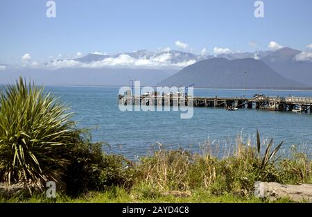 Jackson Bay Nuova Zelanda Foto Stock