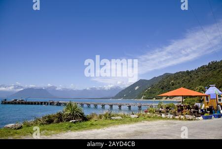 Jackson Bay Nuova Zelanda Foto Stock