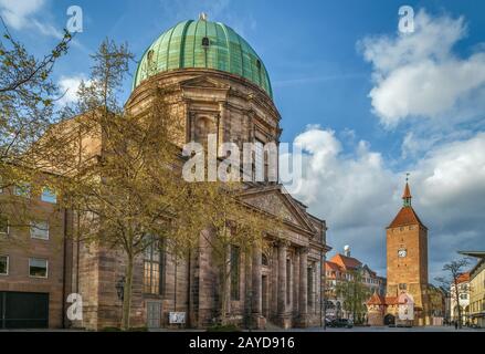 Santa Elisabetta, Norimberga, Germania Foto Stock