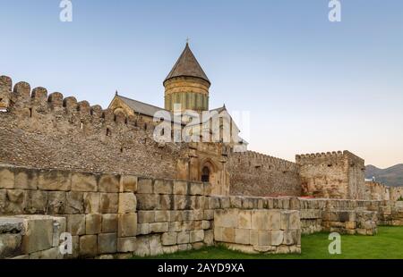 Cattedrale di Svetitskhoveli, Mtskheta, Georgia Foto Stock