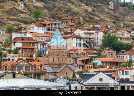 Città vecchia di Tbilisi, Georgia Foto Stock