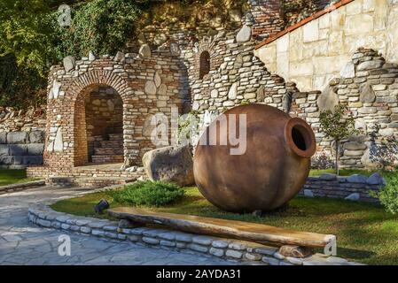 Big kvevri, Georgia Foto Stock