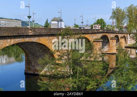 Pont Louis Philippe, Cahors, Francia Foto Stock