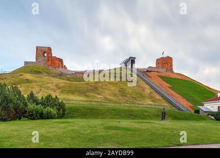 Complesso del Castello di Vilnius, Lituania Foto Stock