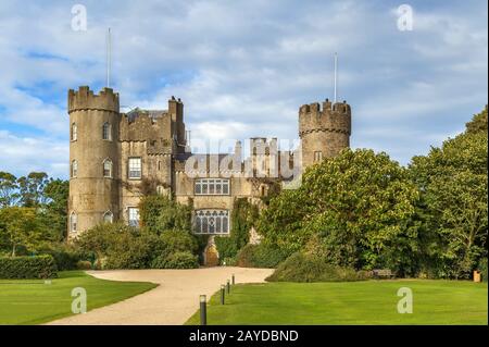 Il Castello di Malahide, Irlanda Foto Stock