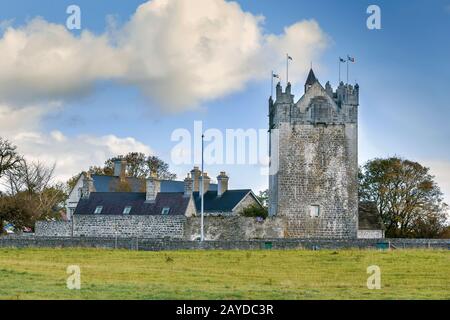 Castello di Claregalway, Irlanda Foto Stock