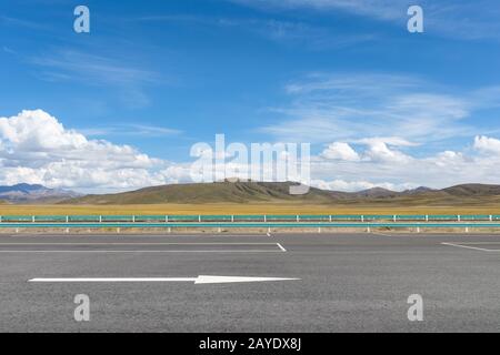 autostrada sull'altopiano Foto Stock