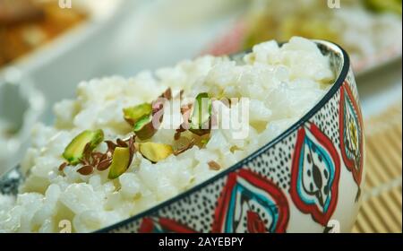Samo Rice Kheer Foto Stock