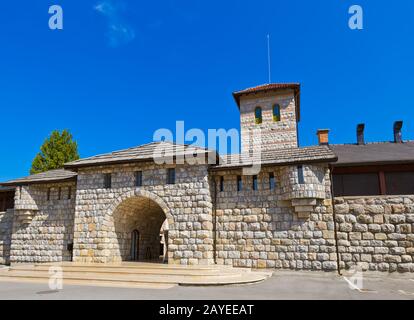 Andricgrad o Kamengrad in Visegrad - Bosnia ed Erzegovina Foto Stock