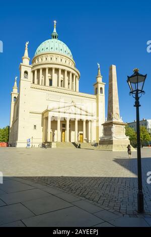 La Chiesa di San Nicola di Potsdam, Brandeburgo, Germania Foto Stock