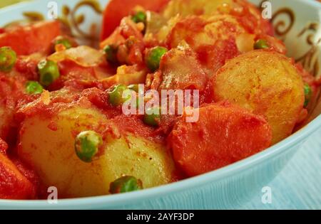 Marqa batata, cucina tunisina, Foto Stock