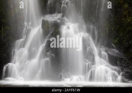 Cascata Ceunant Mawr Nel Parco Nazionale Di Snowdonia Foto Stock