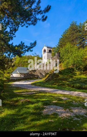 Monastero a Cetinje - Montenegro Foto Stock