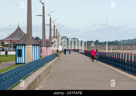 Bray Promenade in Irlanda Foto Stock