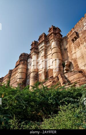 Forte Mehrangarh, Jodhpur, Rajasthan, India Foto Stock