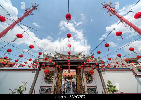 Tempio Di Cheng Hoon Teng, Malacca, Malesia. Foto Stock