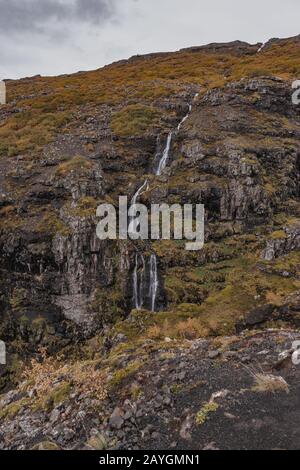 Cascata Di Glymur In Islanda. Foto Stock