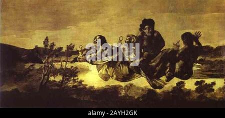 Francisco De Goya, The Fates (Atropos). Foto Stock