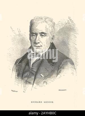 François Richard-Lenoir-Ritratto. Foto Stock