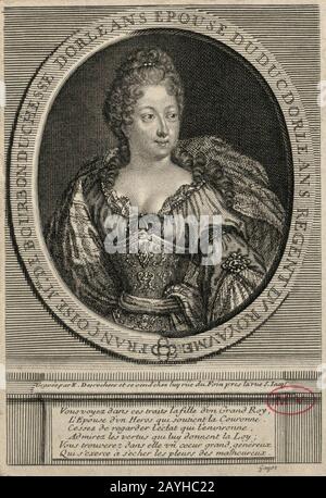 Françoise-Marie De Bourbon Di Desrochres, Etienne Jahandier,. Foto Stock