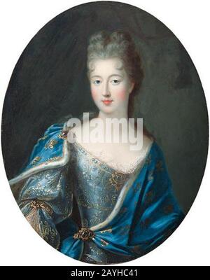 Françoise-Marie de Bourbon Légitimée de France 'duchesse de Chartres' di Pierre Gobert. Foto Stock