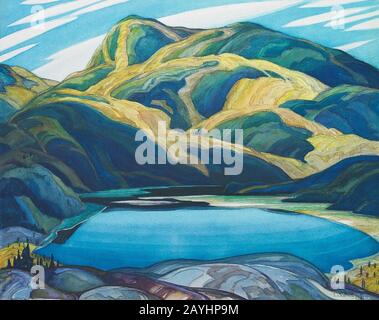 Franklin Carmichael - Lago Di Lone. Foto Stock