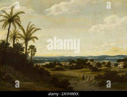 Frans Post, Paesaggio Brasiliano, 1667. Foto Stock