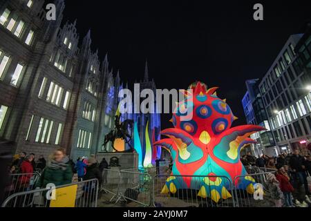 Spectra 2020 Light Festival Aberdeen, Scozia, Regno Unito Foto Stock