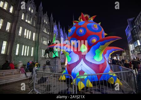 Spectra 2020, Light Festival, Aberdeen, Scozia UK Foto Stock