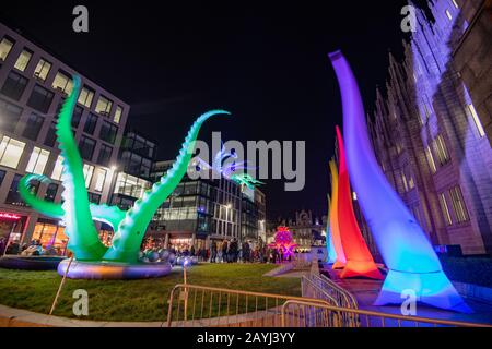 Spectra 2020 Light Festival, Aberdeen, Scozia, Regno Unito Foto Stock