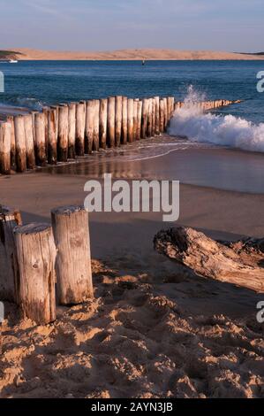 Cap Ferret Bei Arcachon, Aquitaine, Frankreich, Europa Foto Stock