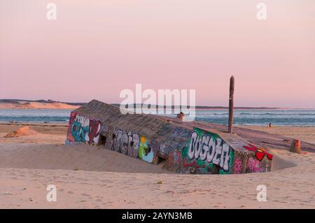 Cap Ferret Bei Arcachon, Aquitaine, Frankreich, Europa Foto Stock