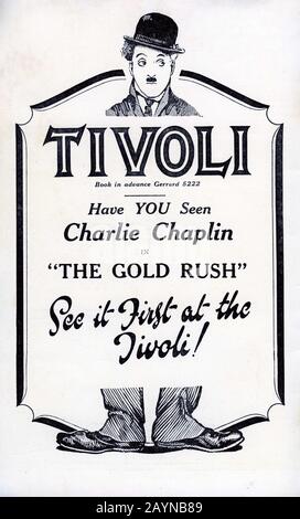 Charlie CHAPLIN in THE GOLD RUSH 1925 regista / scrittore CHARLES CHAPLIN Silent Movie Charles Chaplin Productions / Artisti Uniti Foto Stock