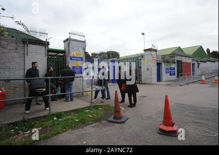 Metropolitan polizia veicolo sterlina, Charlton, Londra Foto Stock