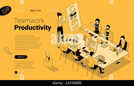 lavoro di squadra cooperazione efficace Illustrazione Vettoriale