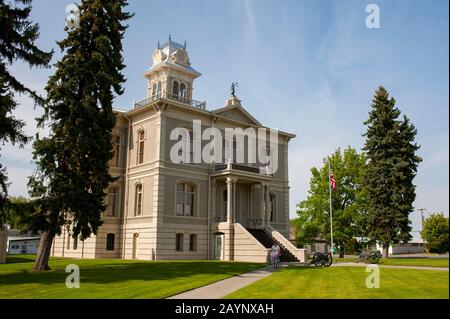 Vista del più antico tribunale operativo dello Stato di Washington, a Dayton, Washington orientale, Stati Uniti. Foto Stock