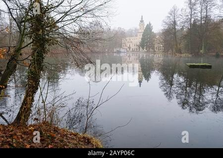 Castello Di Dammsmühle, Schönwalde, Brandeburgo, Germania Foto Stock