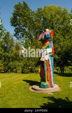 Art Work at Whitman College, un college privato di arti liberali situato a Walla Walla, Washington, Stati Uniti. Foto Stock