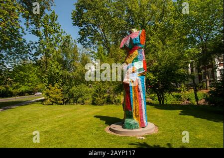 Art Work at Whitman College, un college privato di arti liberali situato a Walla Walla, Washington, Stati Uniti. Foto Stock