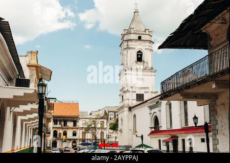 Popayan, Cauca, Colombia- 2019 città coloniale in Colombia elencati come patrimonio mondiale dell UNESCO Foto Stock